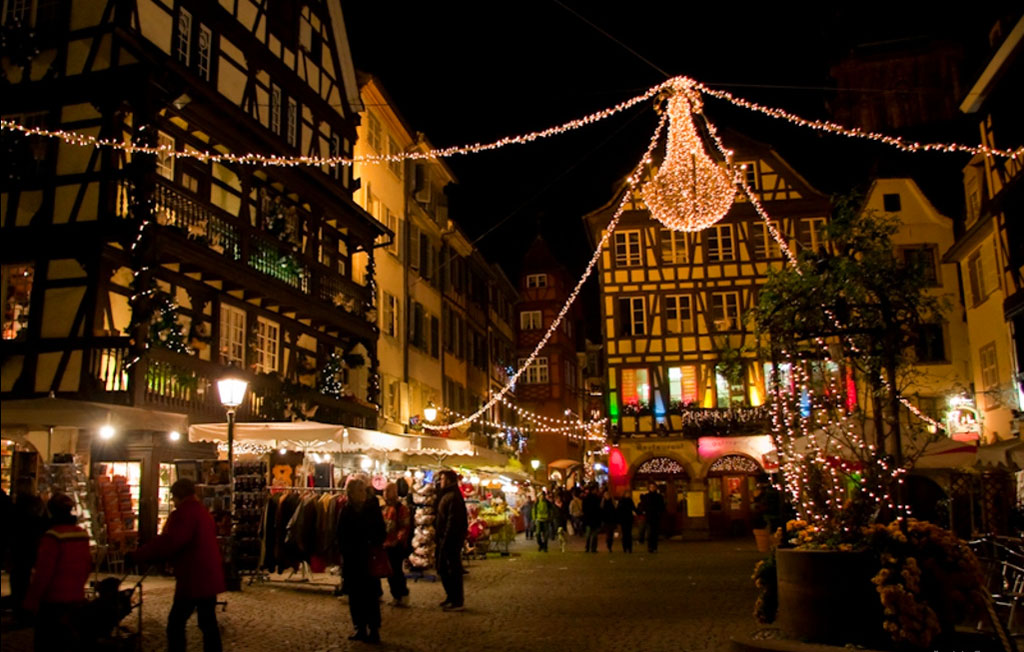 Marché de Noël nocturne de Strasbourg
